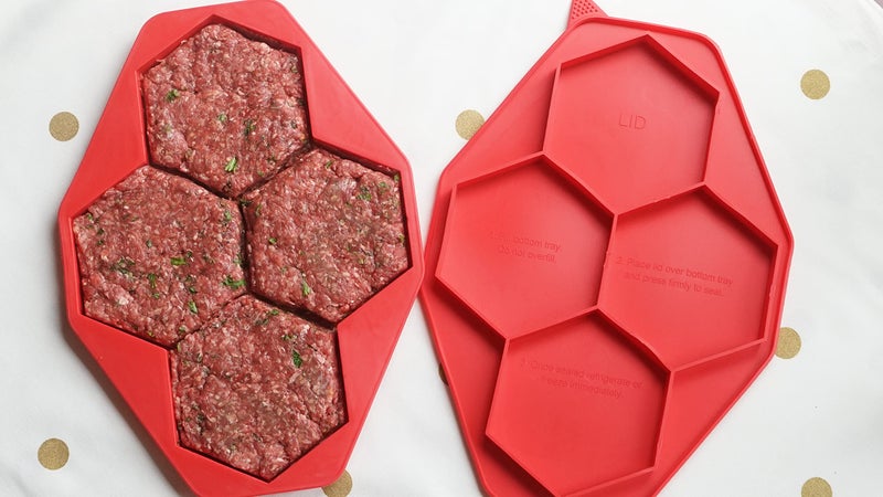 Shape + Store Burger Master MAX 4-in-1 Burger Press by Shape+Store. Makes Makes Four 1/3 to 1/2 Pound Burgers, Easy-To-Clean & Dishwasher Safe - Image 4